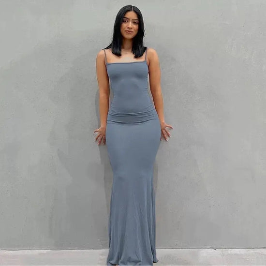 Sleeveless Backless Maxi Bodycon Dress Be daring and bold in our Sleeveless Backless Maxi Bodycon Dress. This showstopping piece is perfect for making a statement and inspiring confidence. Let yourself shine with this captivating design! SPECIFICATIONS Ma