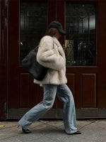Warm Faux Fur Coat  coat