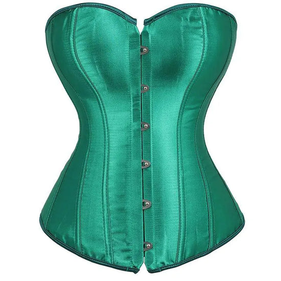 Overbust Bustier/Corset Top This Overbust Bustier/Corset Top is designed to provide a perfect fit and a comfortable feel. With its strong yet flexible construction, this corset helps create a slim, hourglass silhouette. The top features boning to ensure t