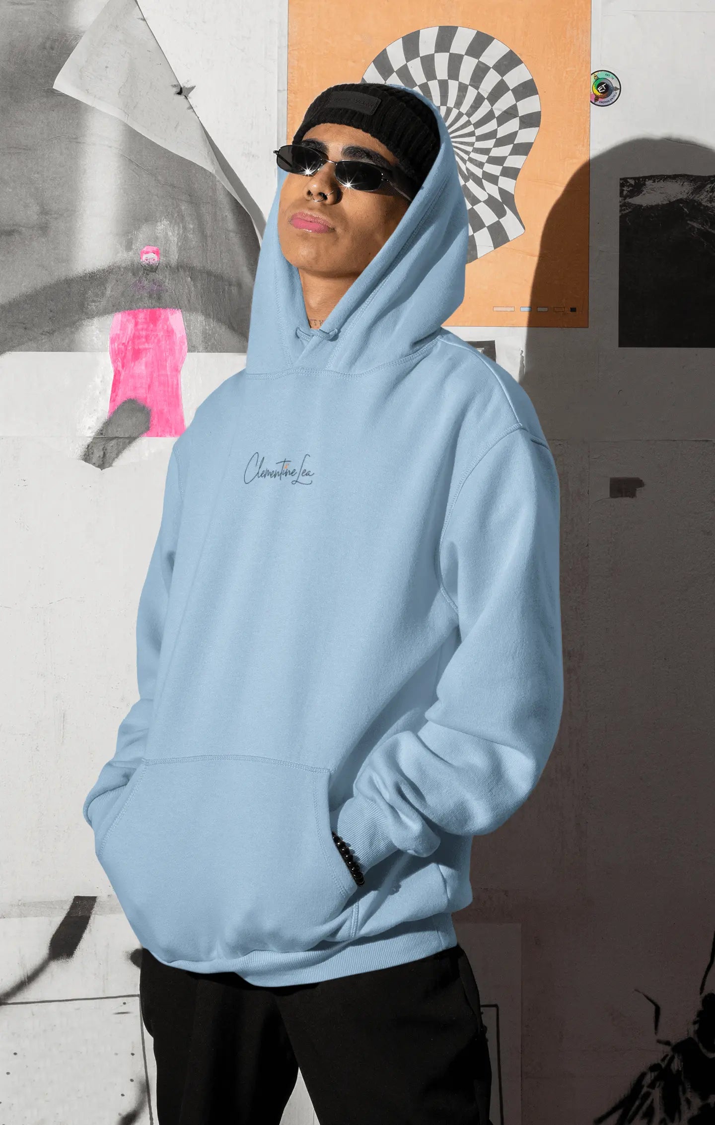 Embroidered Hoodie - Clementine Lea's boutique